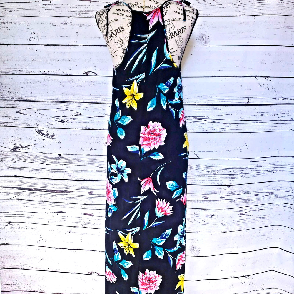 FOREVER21 Tropical Floral Cami Maxi Dress | Small - Picture 4 of 14